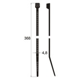 Legături de cablu 368 x 4,8 mm (100 buc)