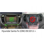 Cadru reductor radio auto pentru Hyundai Santa Fe