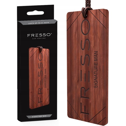 Pandantiv din lemn cu parfum Fresso Fresso Signature Man