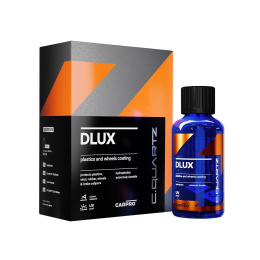 Set pentru roți și materiale plastice Kit CarPro Cquartz Dlux (30 ml)