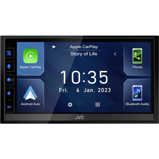 Radio auto 2DIN fără unitate CD JVC KW-M785DBW