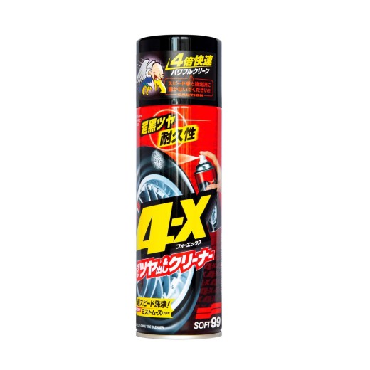 Produs de curățare și impregnare pentru anvelope Soft99 4-X Tire Cleaner (470 ml)