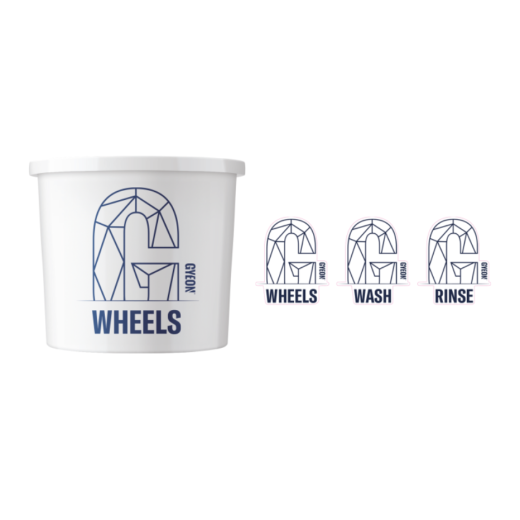 Gyeon Wash Bucket Stickers (3 pcs)