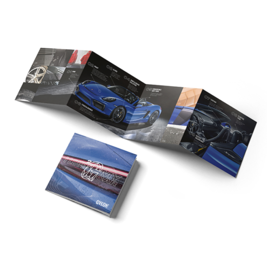 Gyeon Certified Detailer Service Leaflet