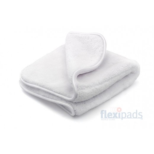 Prosop din microfibră albă Flexipads Buffing X-Care (set de 2)