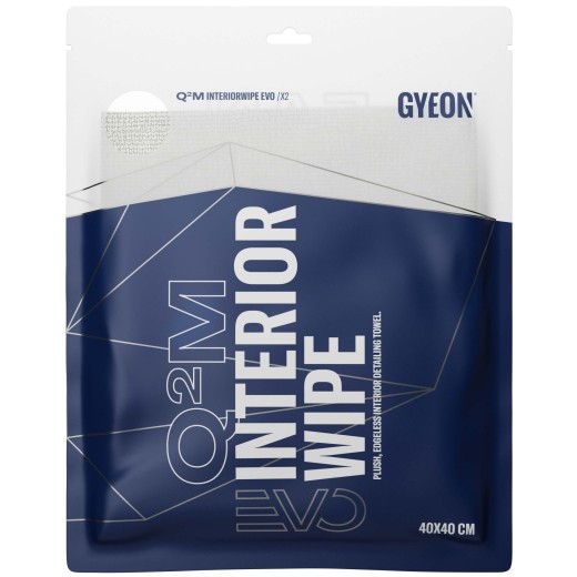 Șervețele interioare din microfibră Gyeon Q2M InteriorWipe EVO 2-Pack (40 x 40 cm)