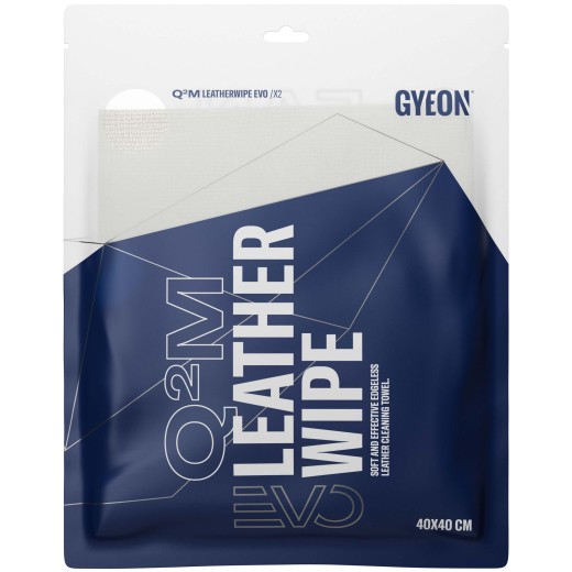 Șervețele de interior din microfibră Gyeon Q2M LeatherWipe EVO 2-Pack (40 x 40 cm)