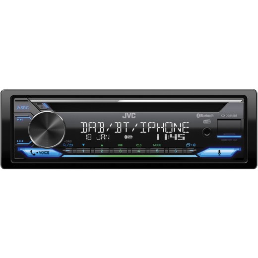 Radio auto cu bluetooth JVC KD-DB912BT