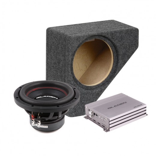 Set subwoofer în carcasă OEM și amplificator pentru Audi A3 8L