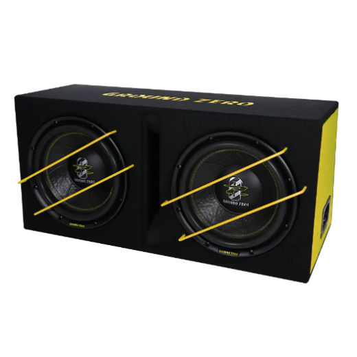 Subwoofer în cutia Ground Zero GZIB 2.12SPL