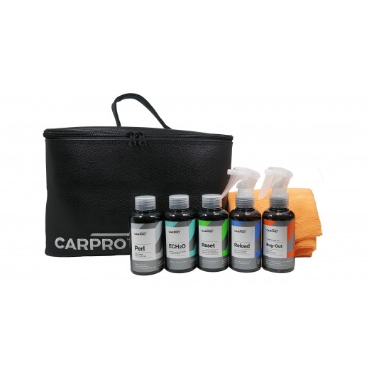 Set de cosmetice auto CarPro Kit de întreținere Geanta - bunuri uzate