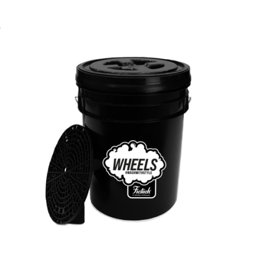 Set de 3 găleți pentru detalii Fictech Bucket Wash & Rinse & Wheel