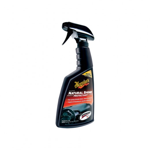 Protecția materialelor plastice interioare Meguiar's Natural Shine Vinyl & Rubber Protectant (473 ml)