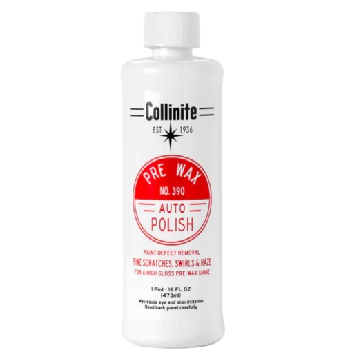 Produs de curățat vopsea Collinite Pre-Wax Auto Polish Nr. 390 (473 ml)