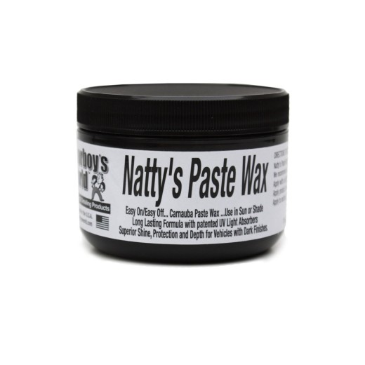 Ceară Carnauba pentru culori închise Poorboy's Natty's Paste Wax Black(227g)