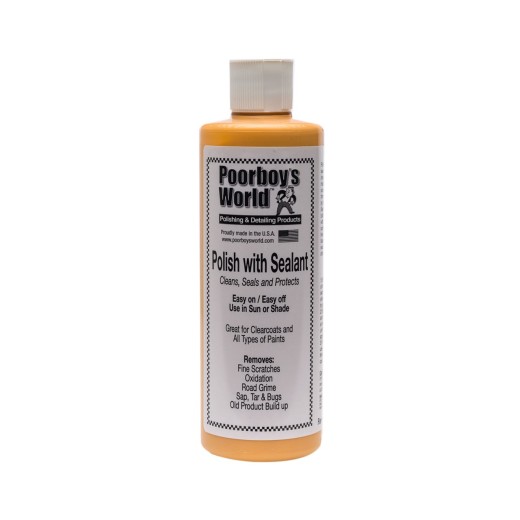 Pastă de lustruit neabrazivă cu etanșant  Poorboy's Polish with Sealant (473 ml)