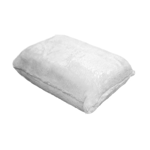 Burete de spălat din microfibră Purestar Plush Wash Pad Alb