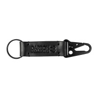 Pandantiv din piele Carbon Collective Snap Hook Leather Key Chain - Black