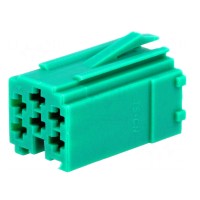 Conector verde Mini ISO 4carmedia 331441-2