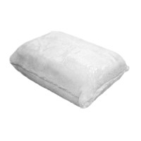 Burete de spălat din microfibră Purestar Plush Wash Pad Alb